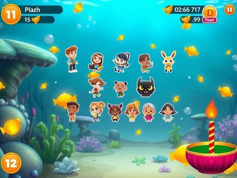 Ocean Life Pals India character collection screen